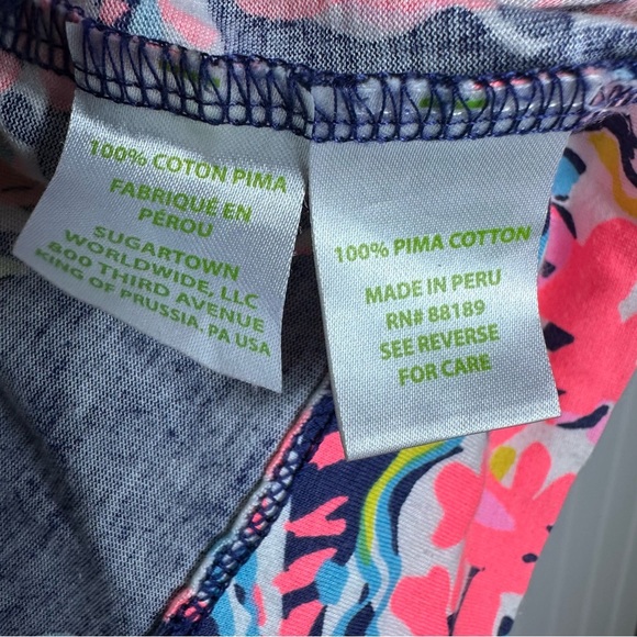 Lilly Pulitzer Linden Shirt Dress, size M print: Pop Up For The Halibut - Picture 11 of 14